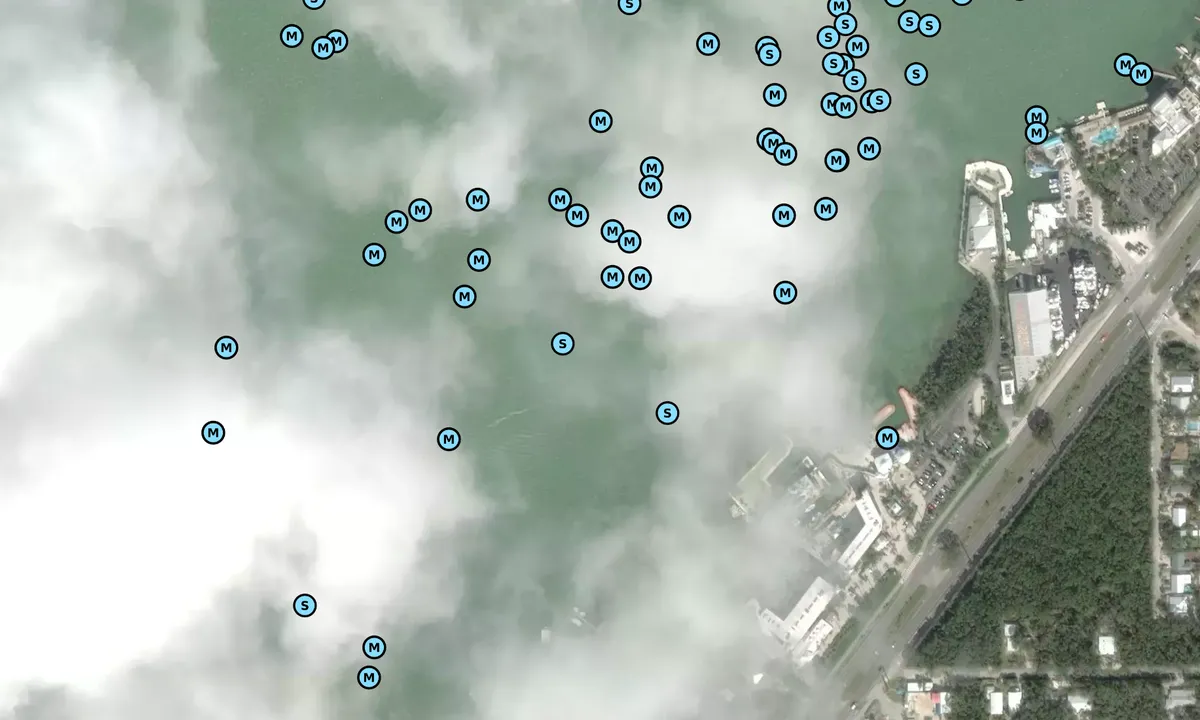 Satelite image of Key Largo Marriott