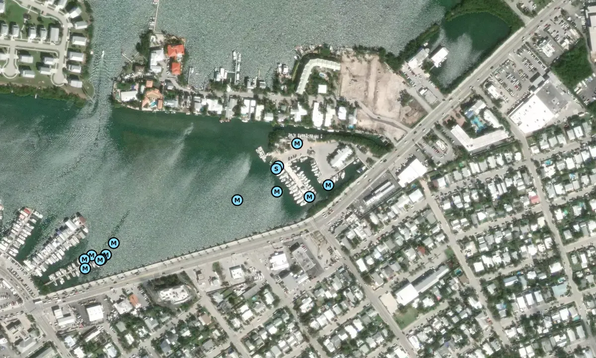 Satelite image of Key West Yacht Club Marina