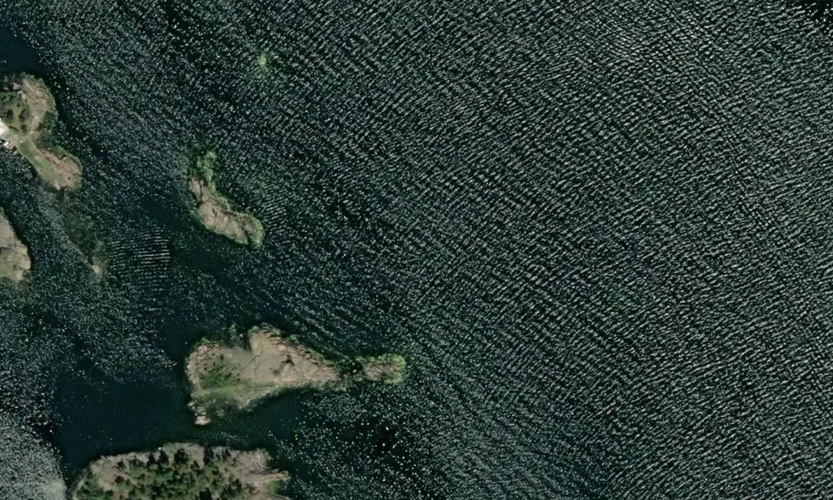 Satelite image of Kiddeholmen