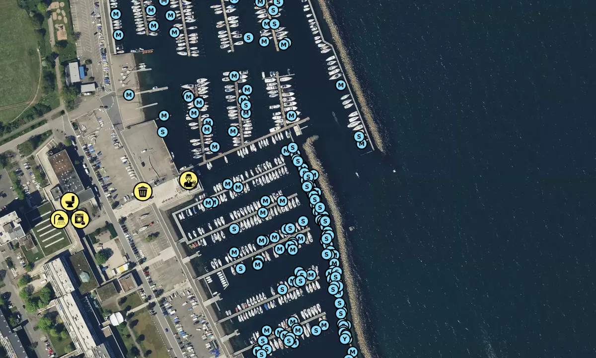 Olympiahafen Schilksee - Kiel: Satelite image of Kiel Schilksee