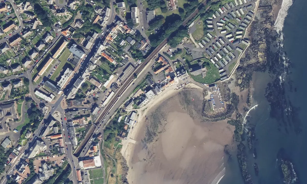 Satelite image of Kinghorn Sailing Club