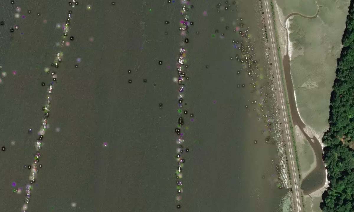 Satelite image of Kingston Out of Channel East