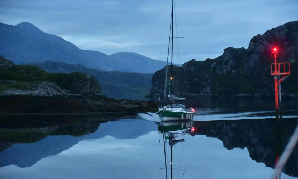 Kinlochbervie Harbour: Grei innsegling