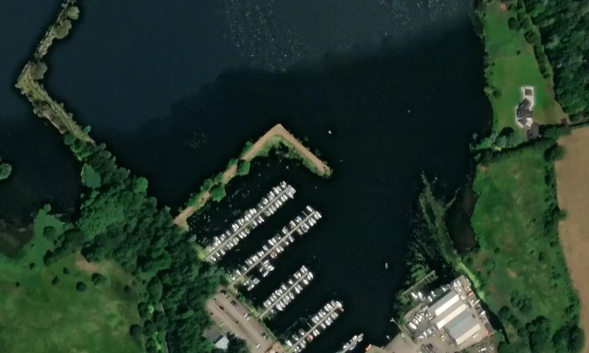Satelite image of Kinnego Marina