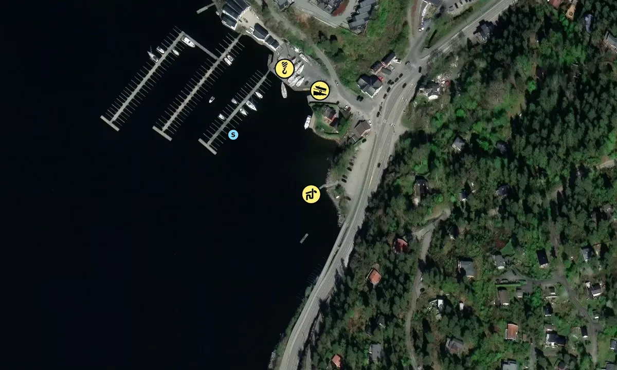 Satelite image of Kiosken på Nesset - ikke overnatting - Ås