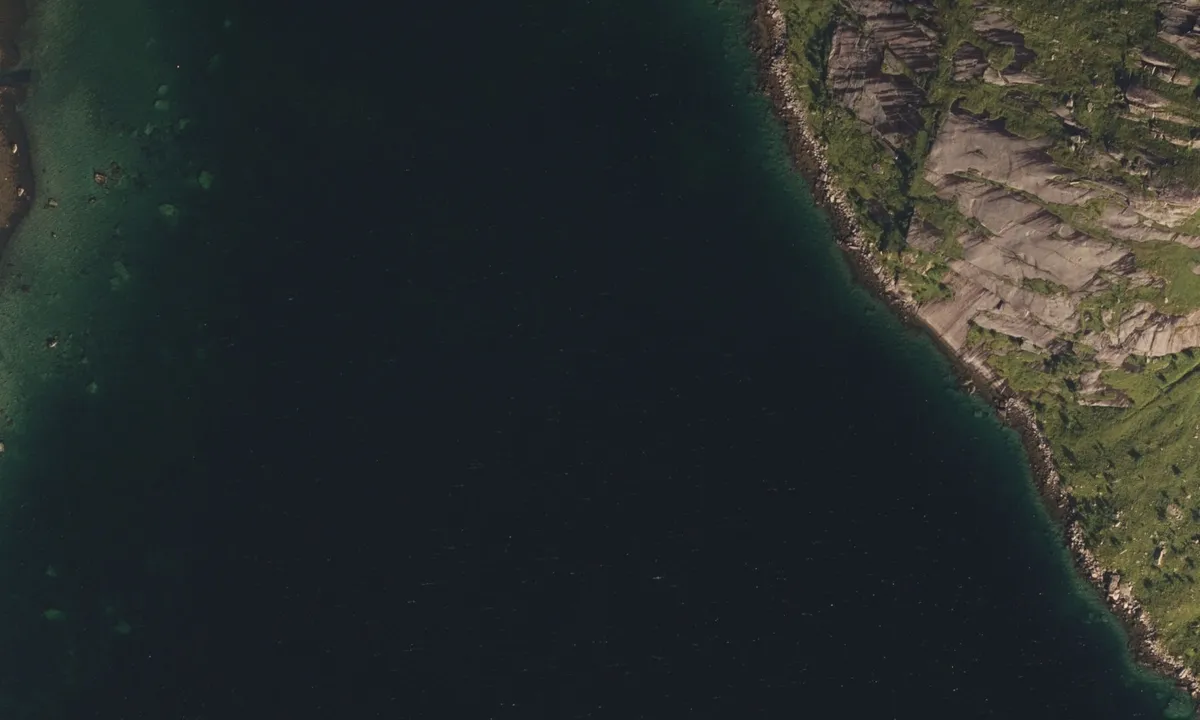 Flyfoto av Kirkefjord