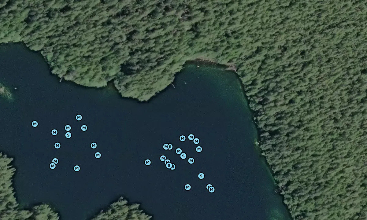 Satelite image of Kisameet Cove