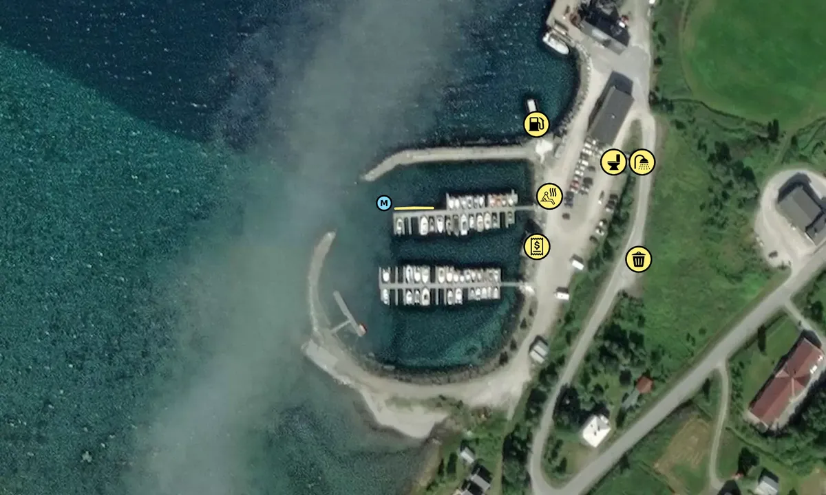 Satelite image of Kjeldebotn