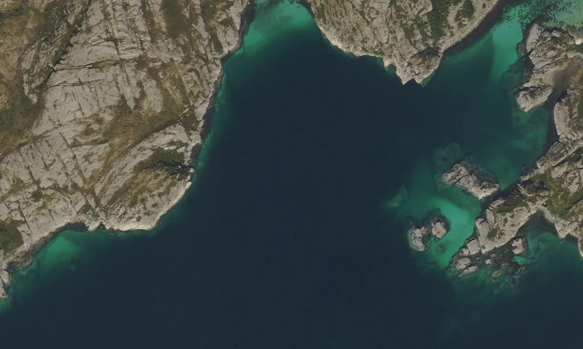 Flyfoto av Kjeøy