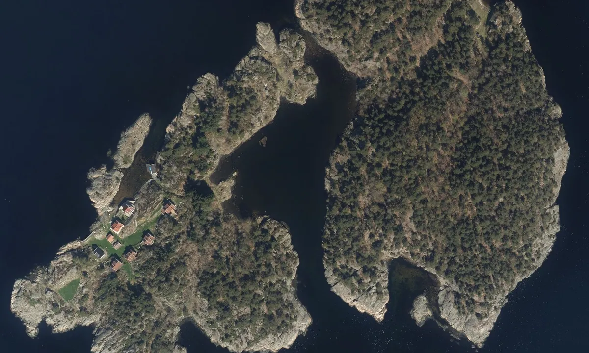 Flyfoto av Kjerkesundet