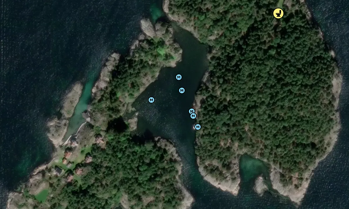 Satelite image of Kjerkesundet