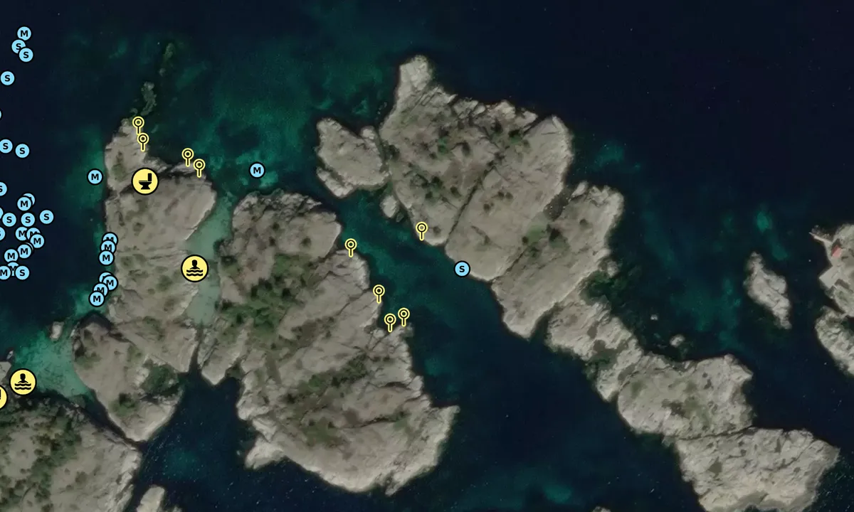 Satelite image of Kjerkesundet - Lillesand