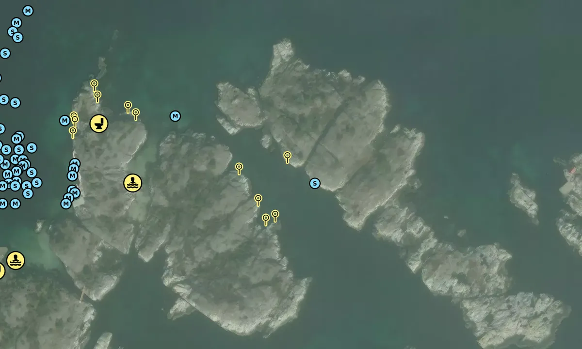 Satelite image of Kjerkesundet - Lillesand