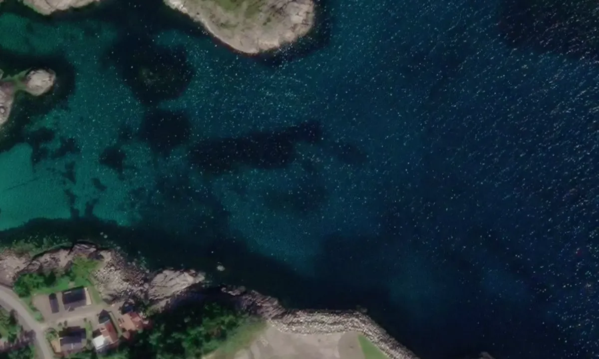 Satelite image of Kjerkevågen