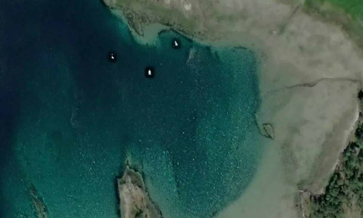 Satelite image of kjerrvika