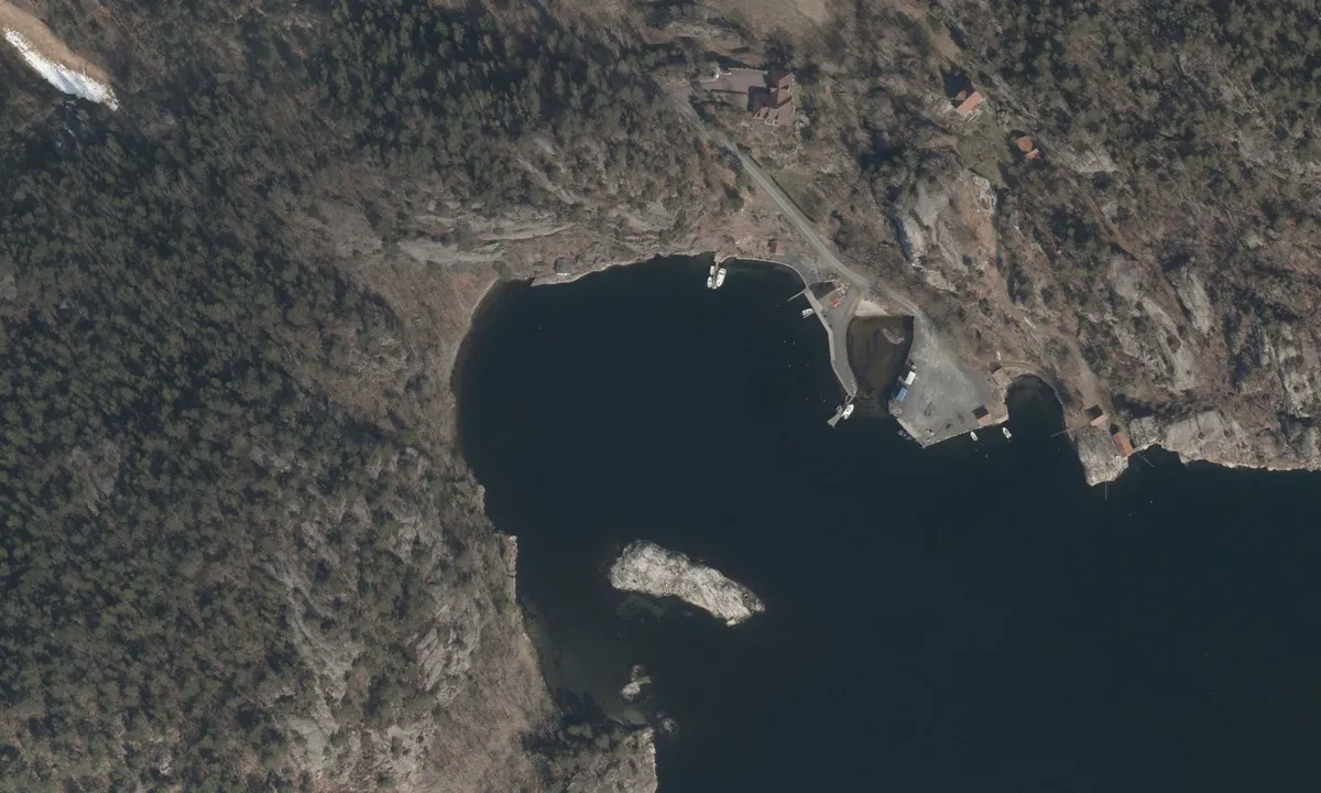 Flyfoto av Kjødvika