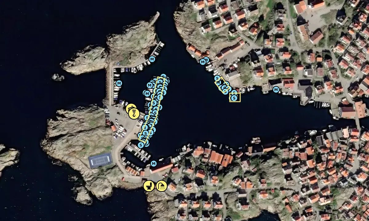Satelite image of Klädesholmen - Fiskehamnen