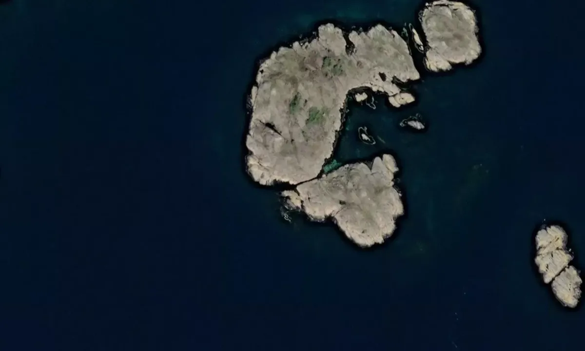 Satelite image of Klåholmen