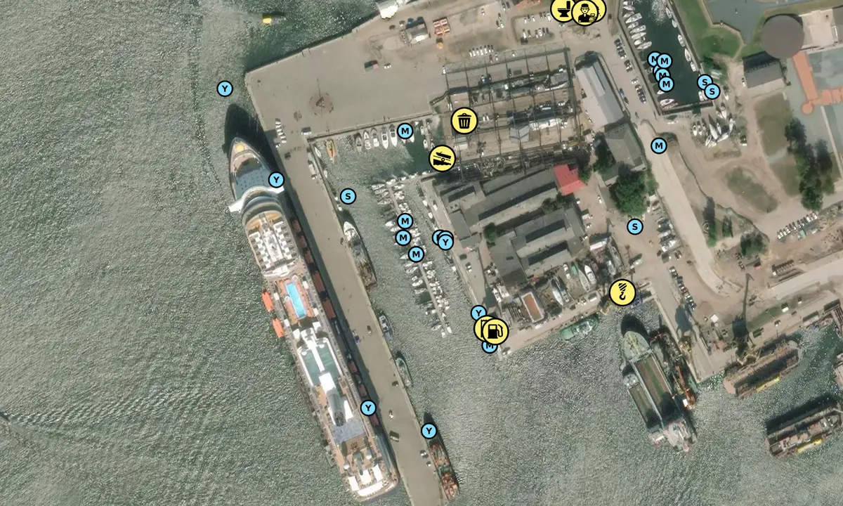 Satelite image of Klaipeda