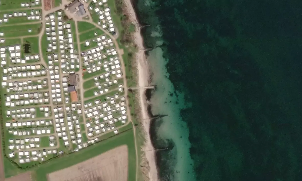 Satelite image of Klausdorfer Strand Camping
