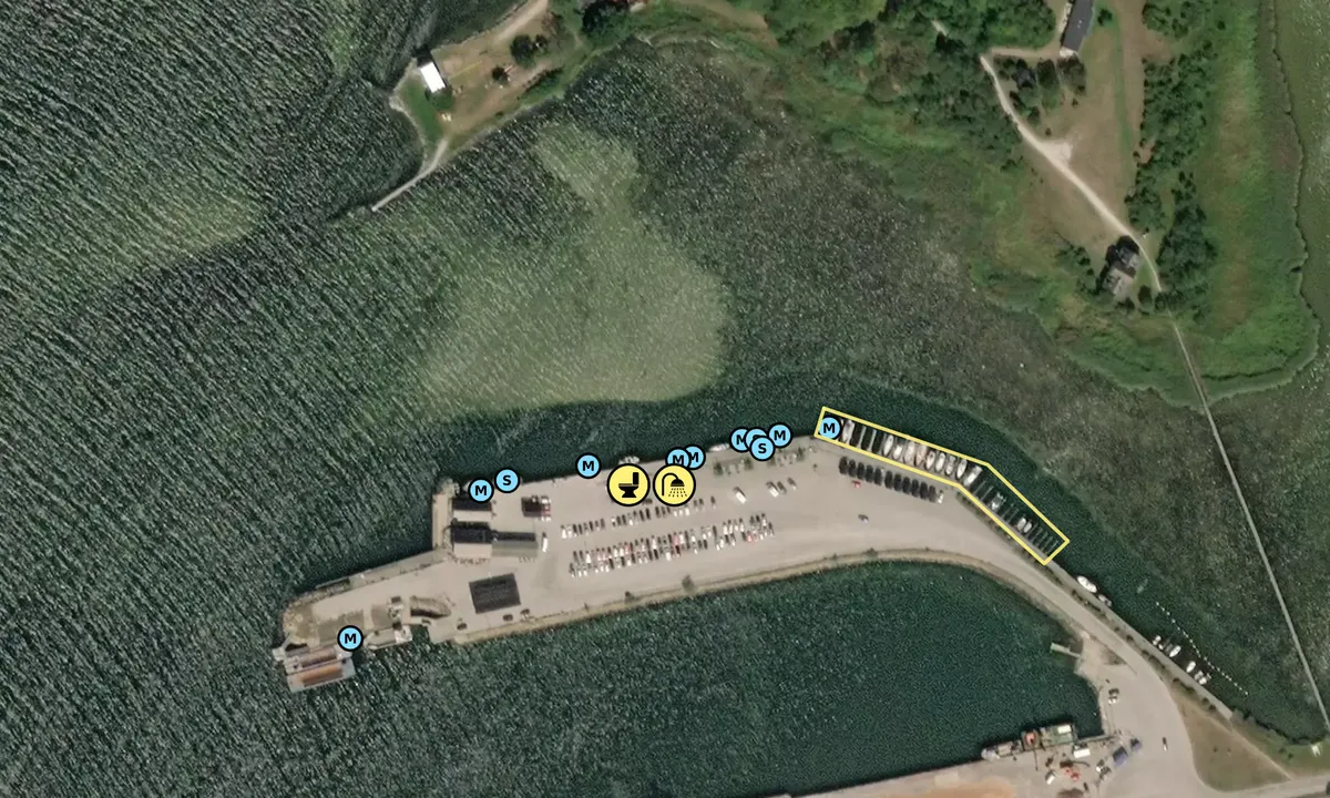 Satelite image of Klintehamn - Gotland