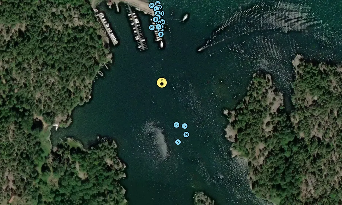 Satelite image of Klintemåla - SXK Dacke bouy
