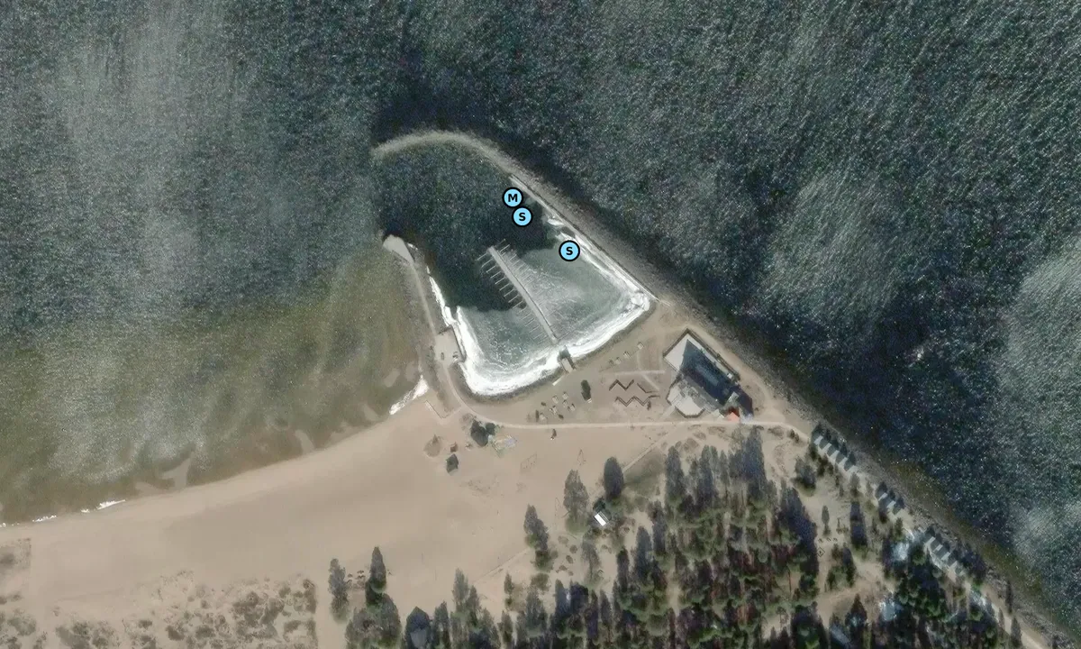 Satelite image of Klubbviken - Sandön