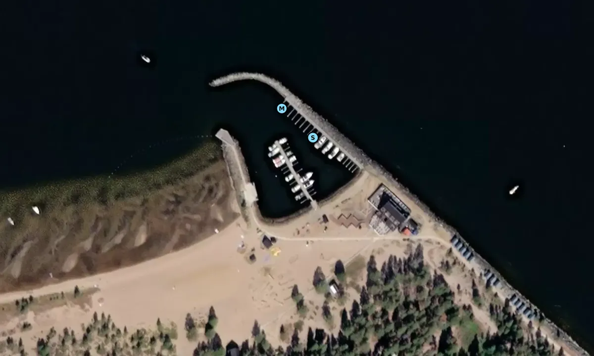 Satelite image of Klubbviken - Sandön