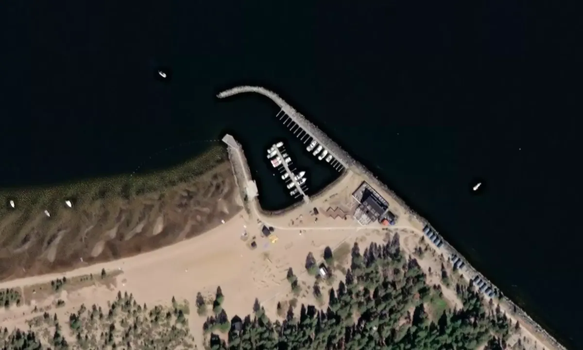 Flyfoto av Klubbviken - Sandön