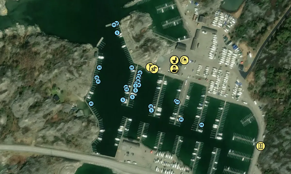 Satelite image of KMS Nordön - Södra hamnen