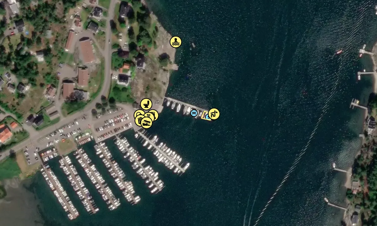 Satelite image of Knarberg Båthavn