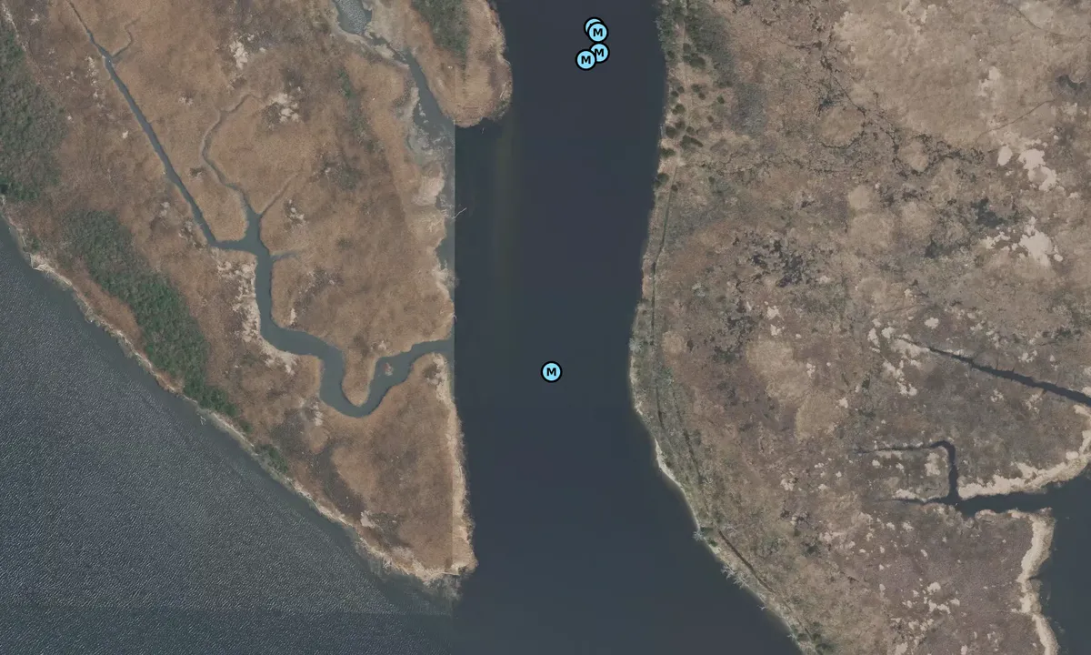 Satelite image of Knotts Island