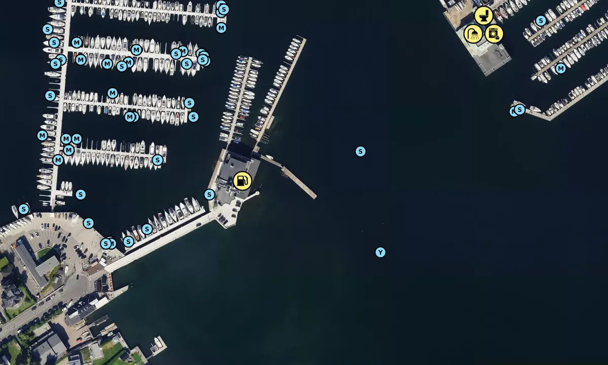 Satelite image of Kns Gjestehavn