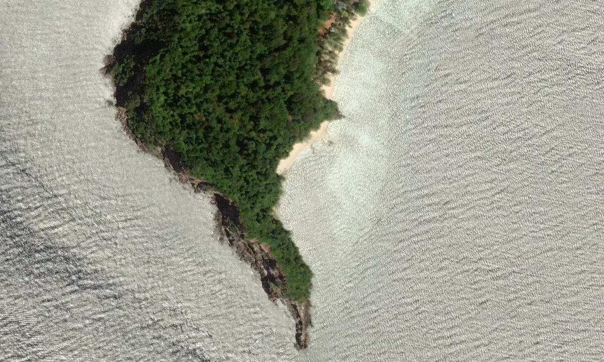 Satelite image of Ko Kradan South East
