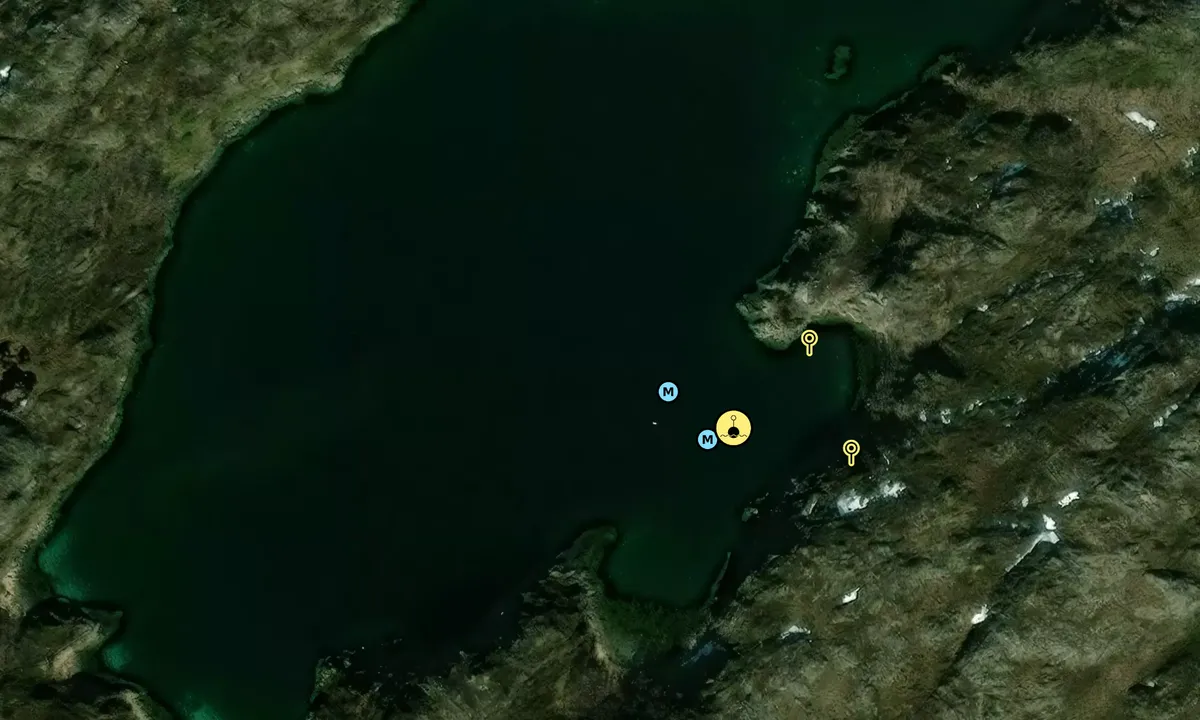 Satelite image of Kobbhamn - Helløy