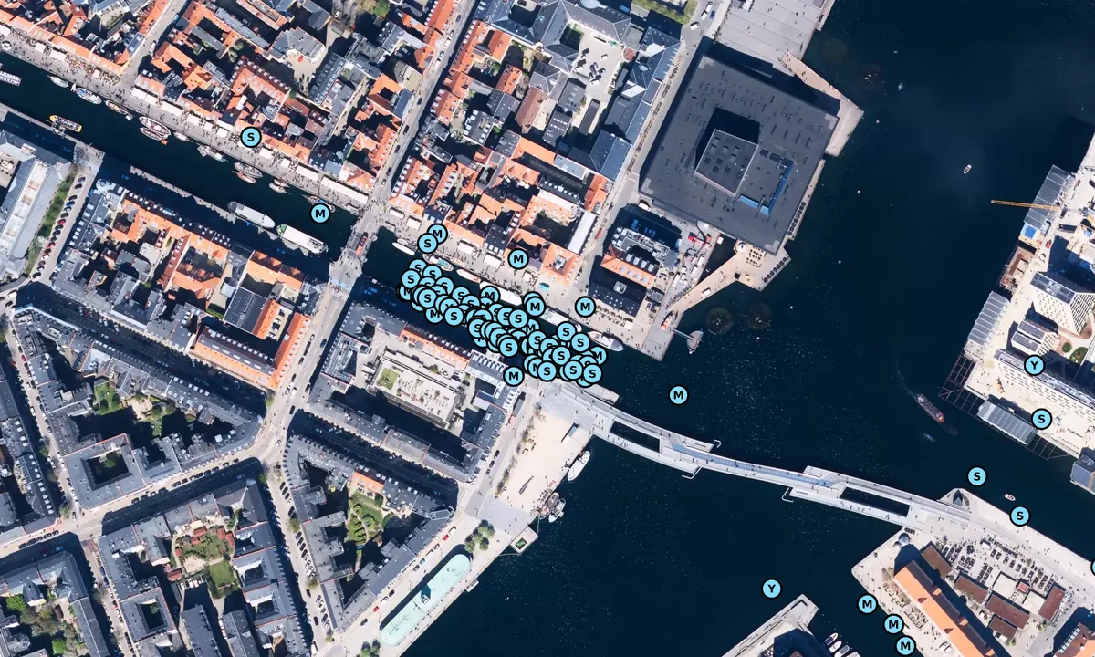 Satelite image of København Nyhavn