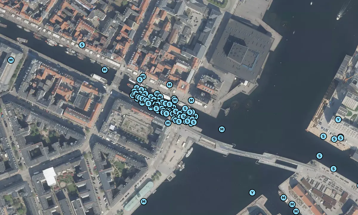 Satelite image of København Nyhavn