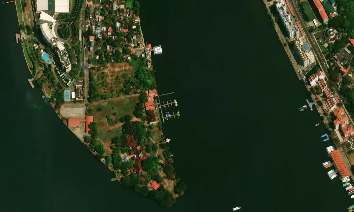 Satelite image of Kochi International Marina 1