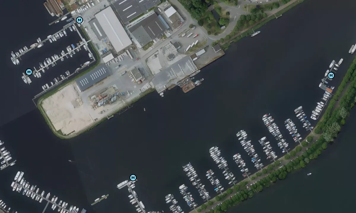 Satelite image of Koeweide North Yacht Harbour