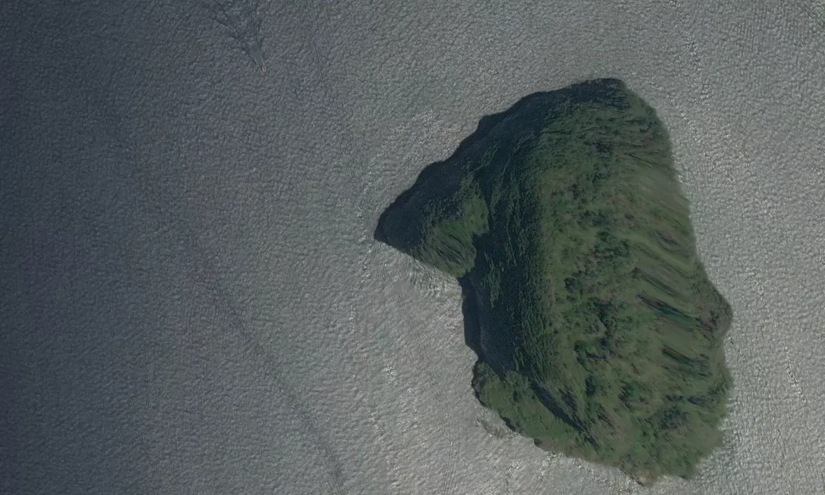 Satelite image of Koh Waen (Ring Island)