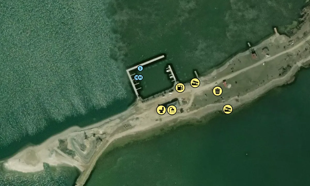 Satelite image of Kõiguste marina