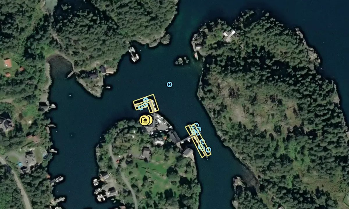 Satelite image of Kolbeinshamn Gjestehamn