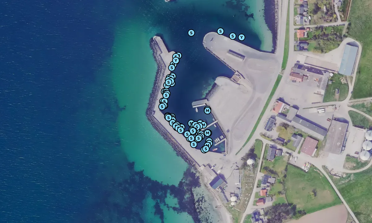 Satelite image of Kolby Kås (Samsø)