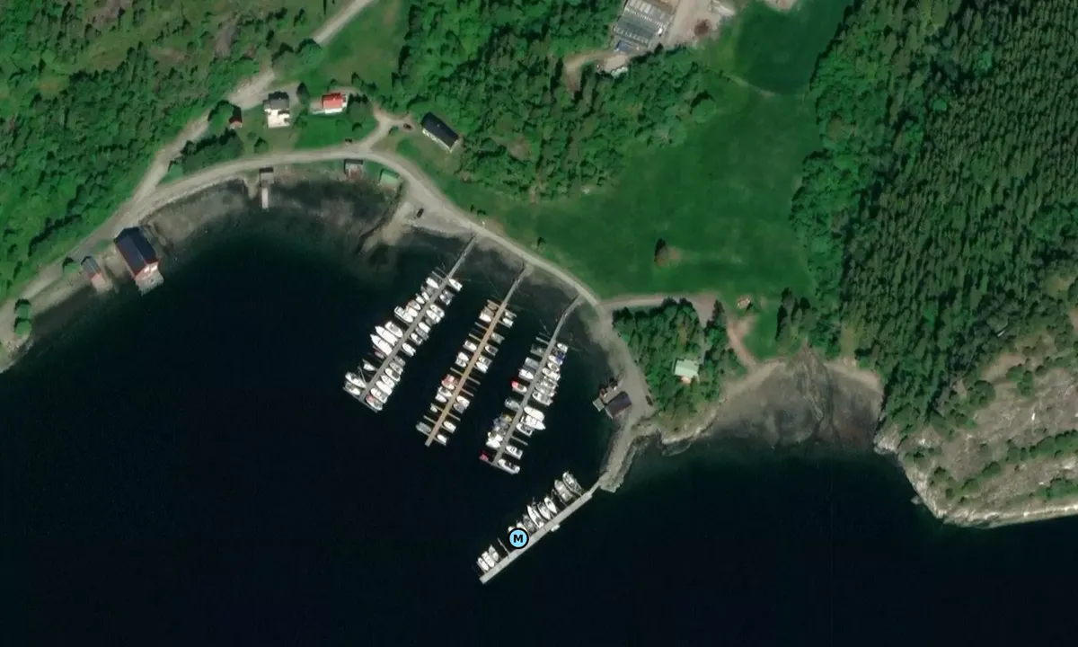 Satelite image of Kolvereid Båtforening