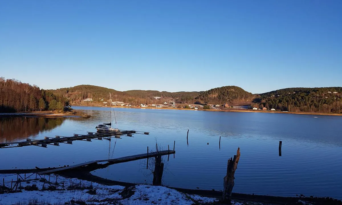 Kommersøya Øst, Grisebukta (Tømmeret): Det er to brygger og flere stolper å fortøye i. Ikke like god dybde over lengre inn.