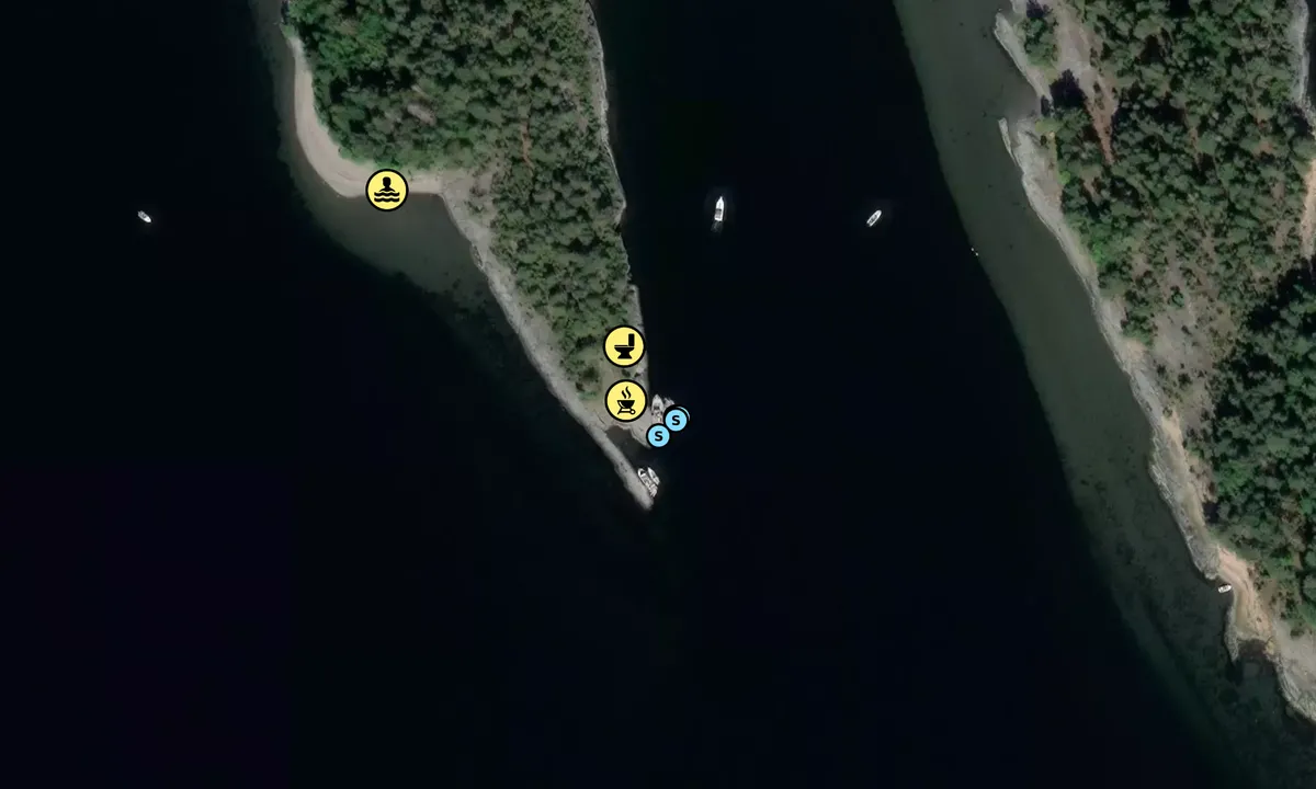 Satelite image of Kommersøya syd