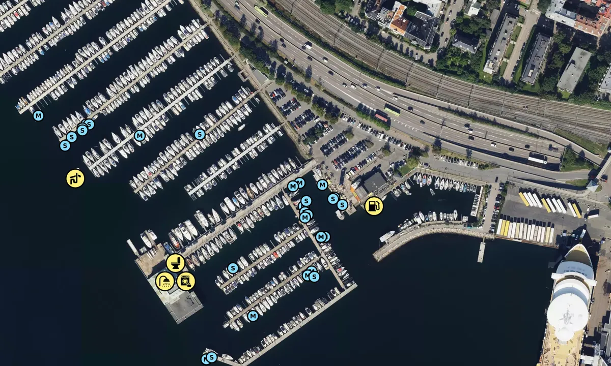 Satelite image of Kongen Marina