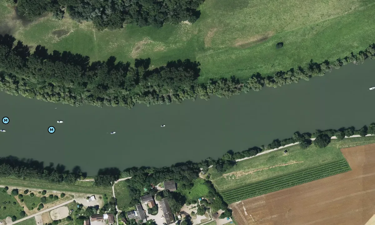 Satelite image of Königsklinger Aue