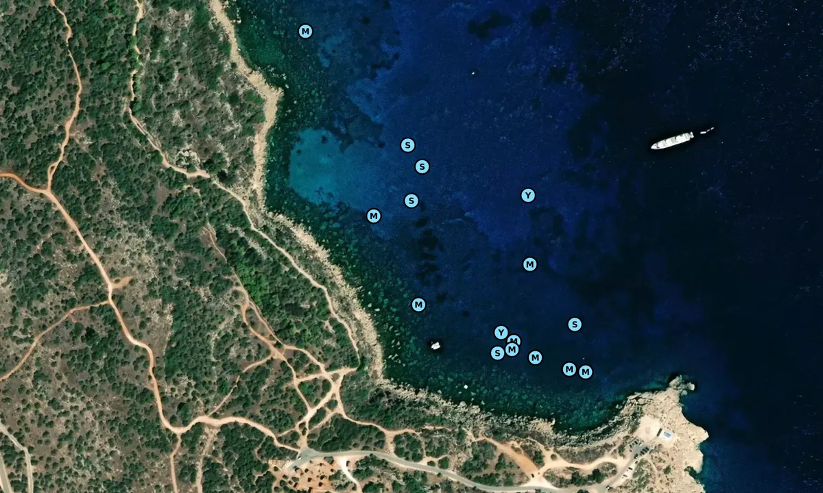 Satelite image of Konnos Bay