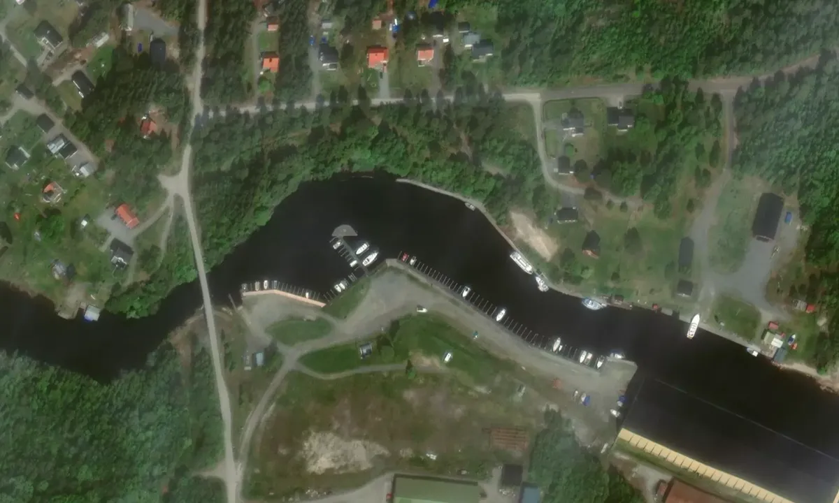 Flyfoto av Köpmanholmen